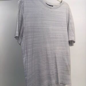 Michael Kors Light Gray Striped Tee